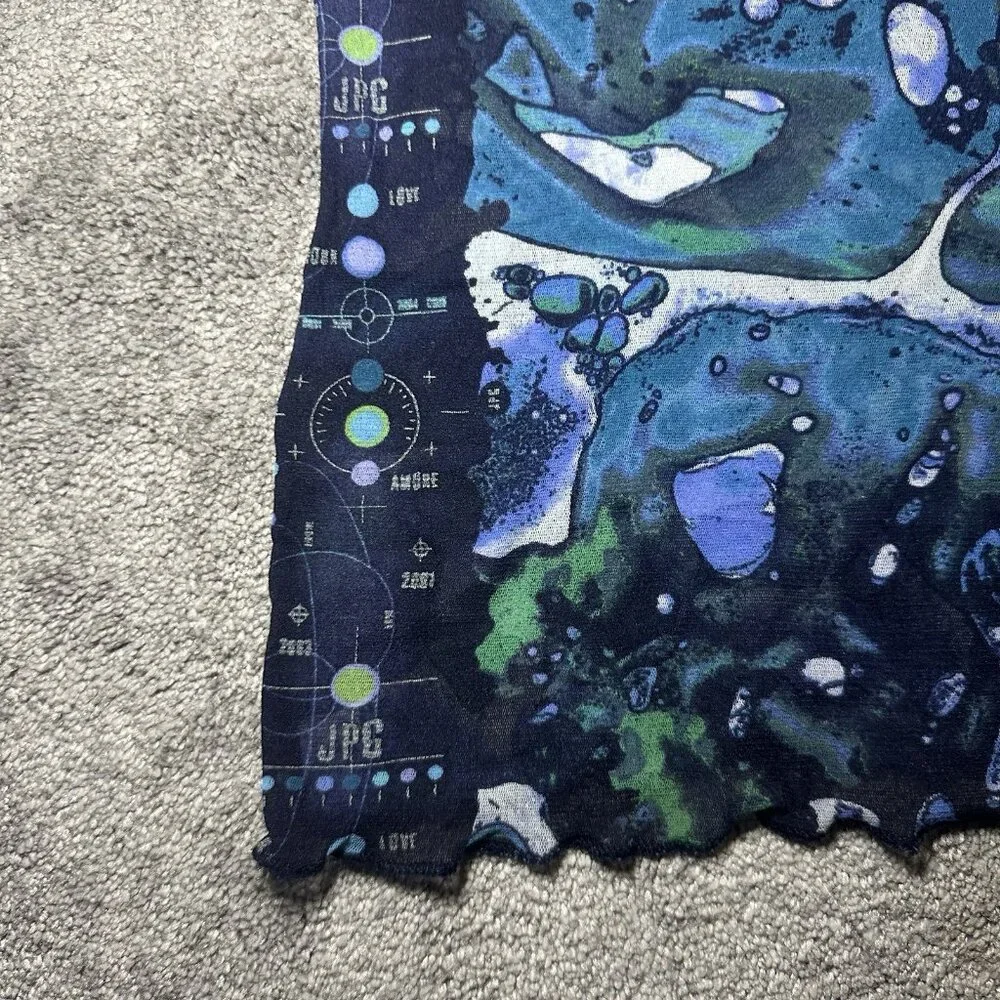 Vintage JPG Jean Paul Gaultier Mesh Bacteria SS 2001 Top Womens M Medium Tank - Picture 7 of 15